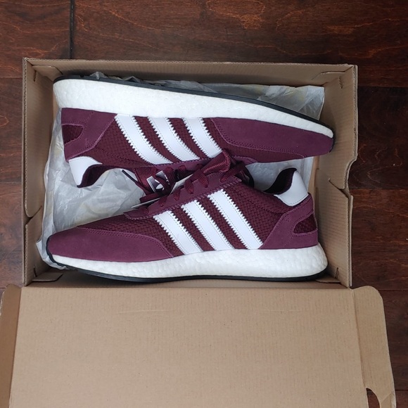 Adidas I-5923 Men’s Sneakers in Maroon NIB - Picture 5 of 7